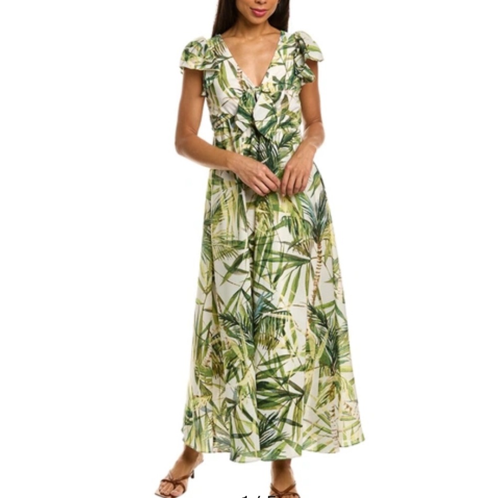 Womens Bow Tie Long Maxi Dress size 8
